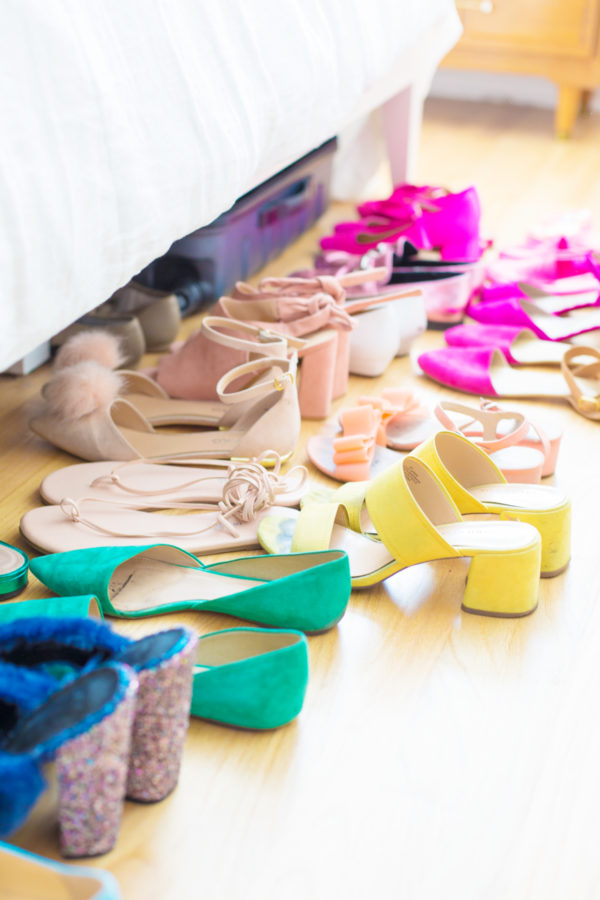 Shoes on the floor