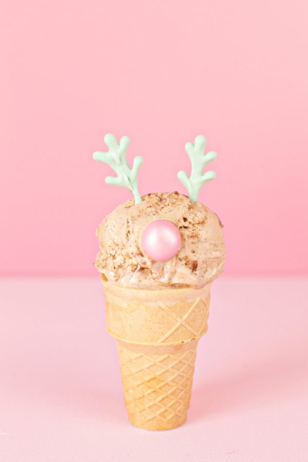 Reindeer Ice Cream Cone