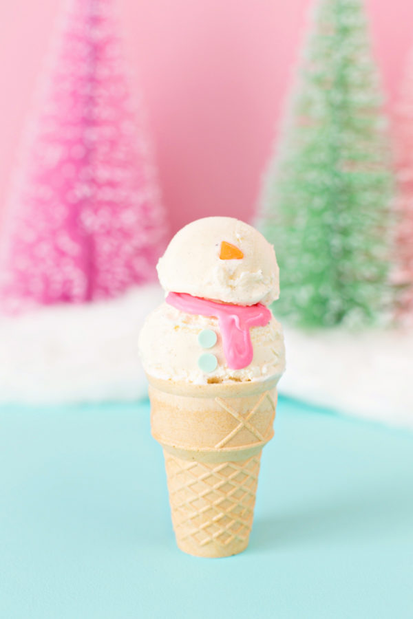 Ice cream in a cone