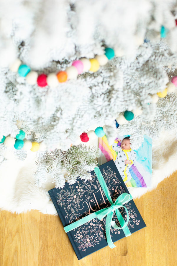 White tree with decor