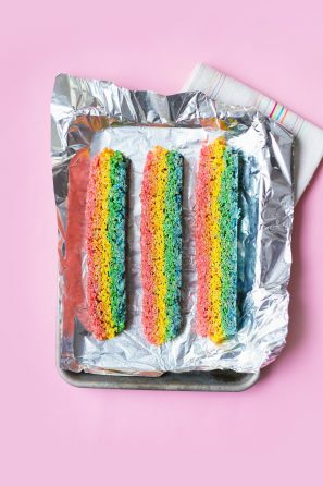 Rainbow dessert