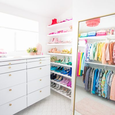 The Ten Organization Tips that Saved My Closet Clothes in a closet