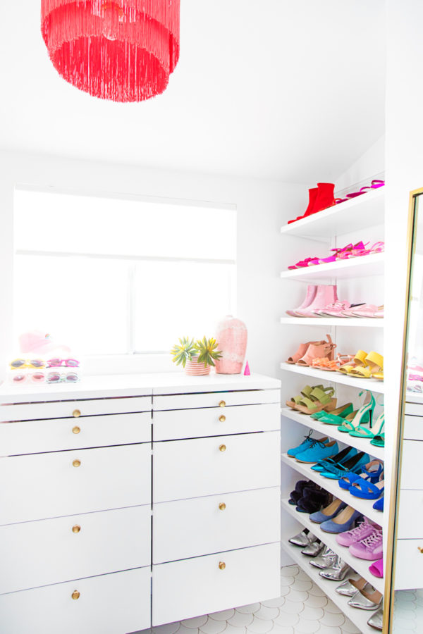 Colorful Master Closet Reveal
