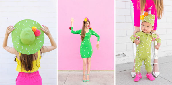 Someone dressed as a cactus