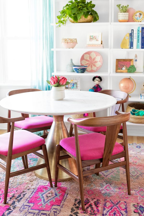 Our Pink Dining Room Reveal