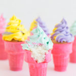 How To Make Colorful Ice Cream Cone Cupcakes