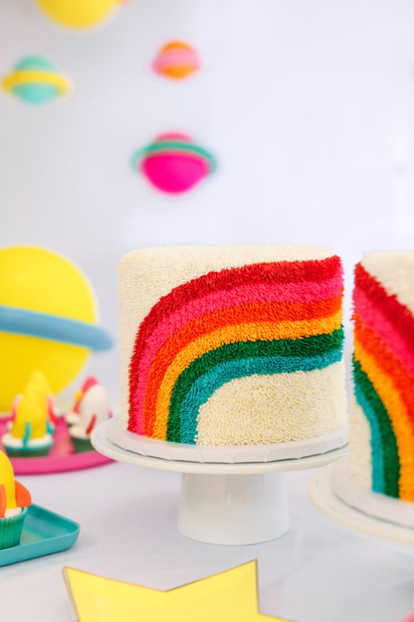 A colorful cake
