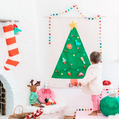 DIY Felt Christmas Tree Wall Hanging DIY Felt Christmas Tree Wall Hanging