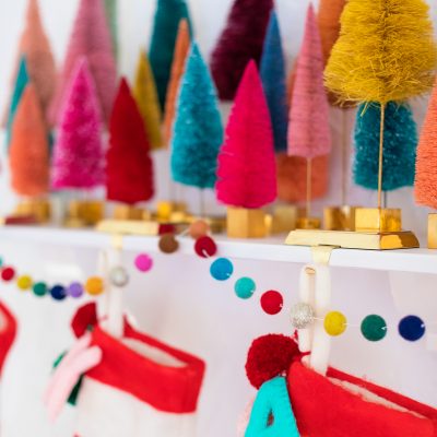 Where to Buy Bottle Brush Trees + Decorative Christmas Trees Where To Buy Rainbow Bottle Brush Trees