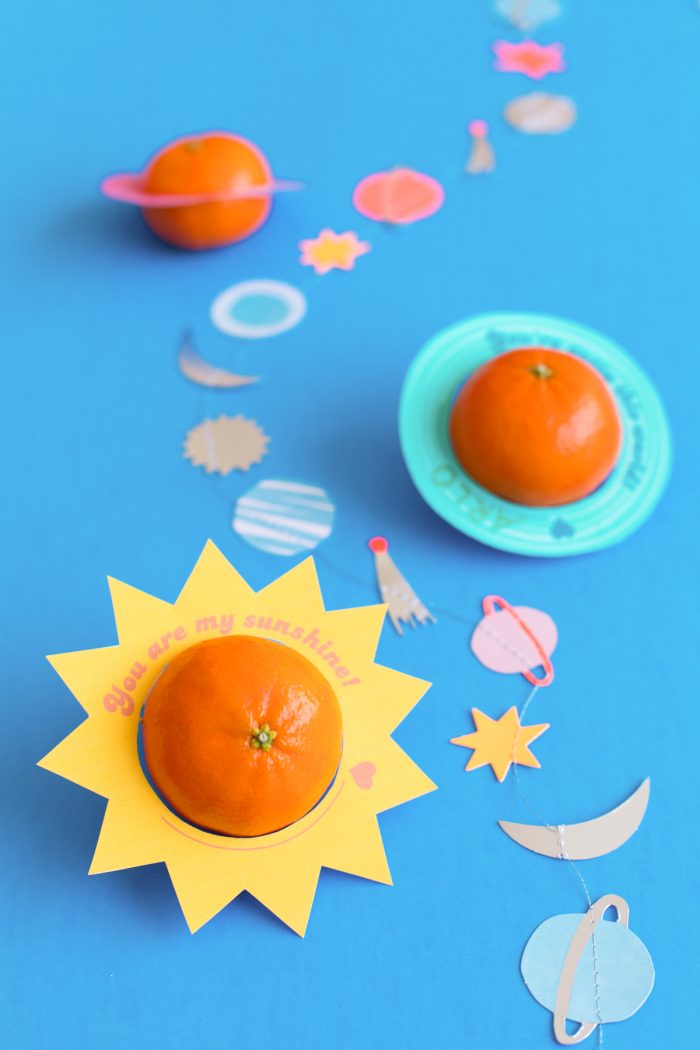 DIY Printable Outer Space Valentines for Toddlers
