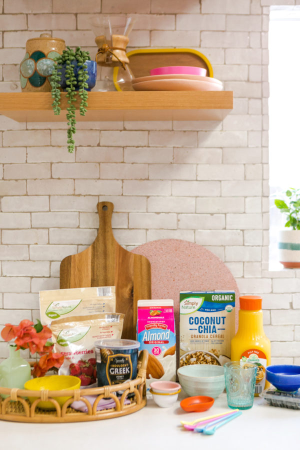Items that are sitting on a table