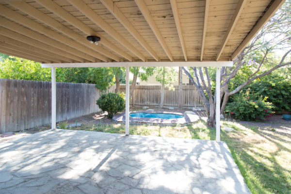 The Mindwelling Backyard - Lounge Area "Before"