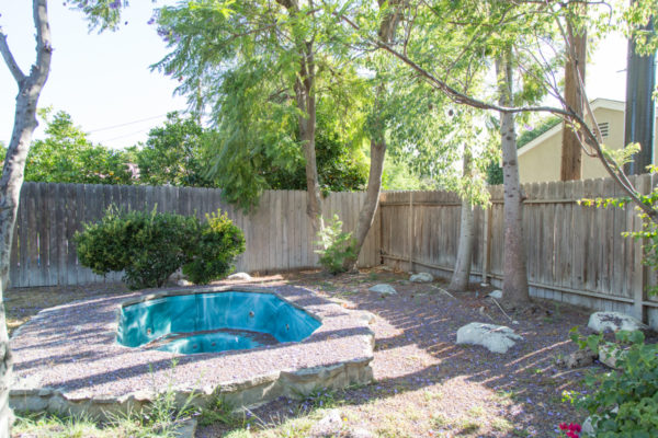 The Mindwelling Backyard - Lounge Area "Before"