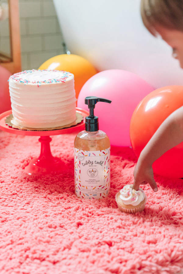 A cake and soap