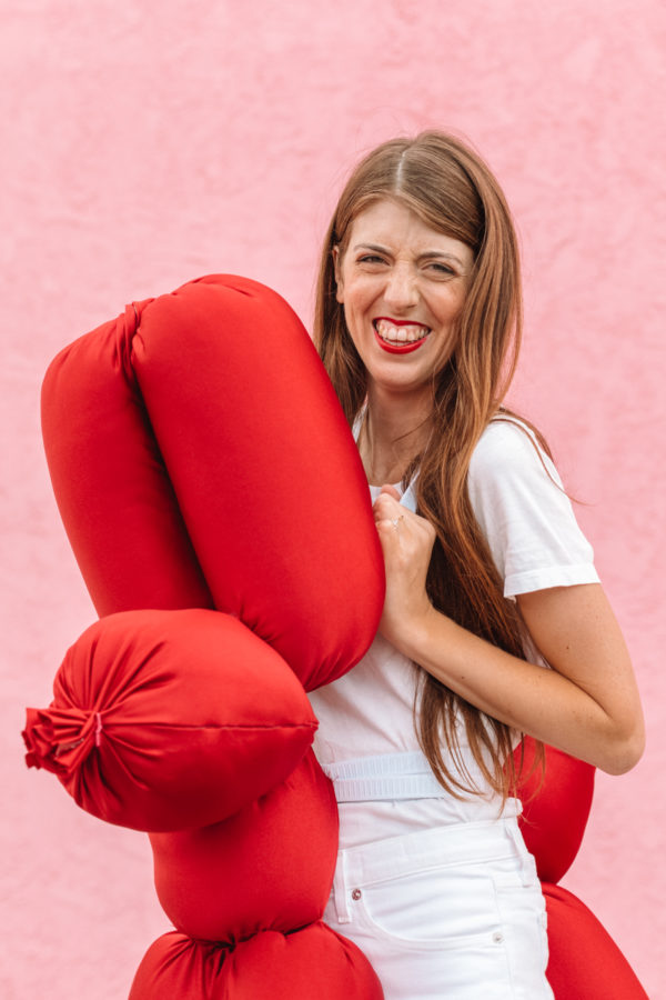 A woman posing for a picture