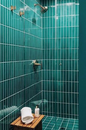 Vertical Tile in the Bathroom