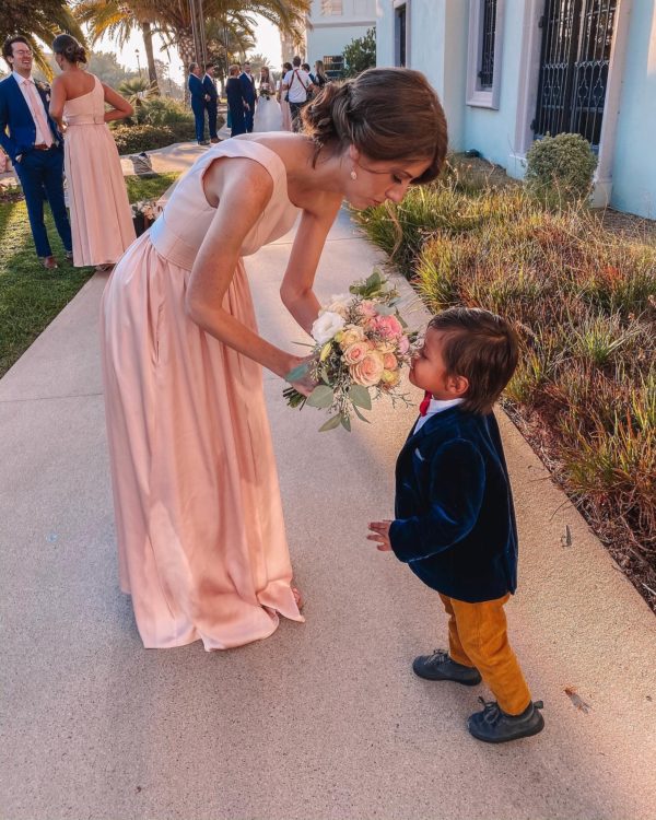 Pink Bridesmaid Dress