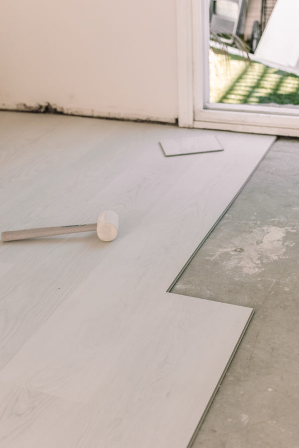Click-Lock Vinyl Floors in Playroom