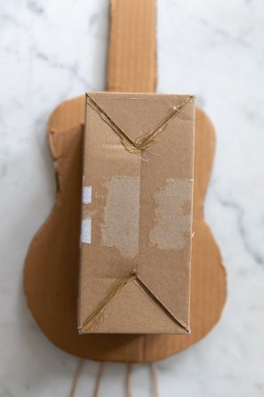 A cardboard box
