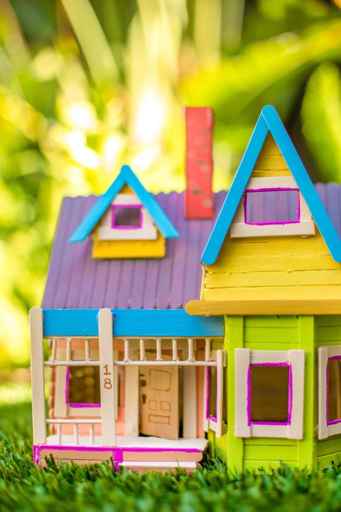 How To Make A Popsicle Stick Disney Up House