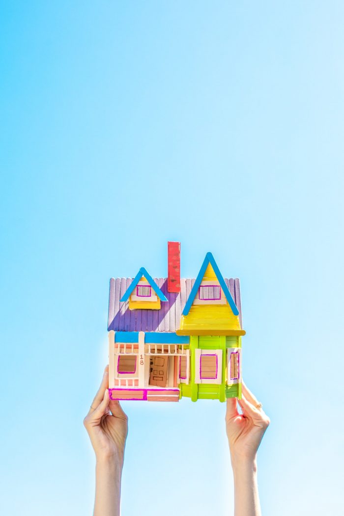How To Make A Popsicle Stick Disney Up House