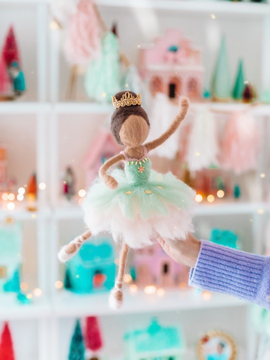 Needle Felted Doll Tutorial: How To Make A Sugar Plum Fairy