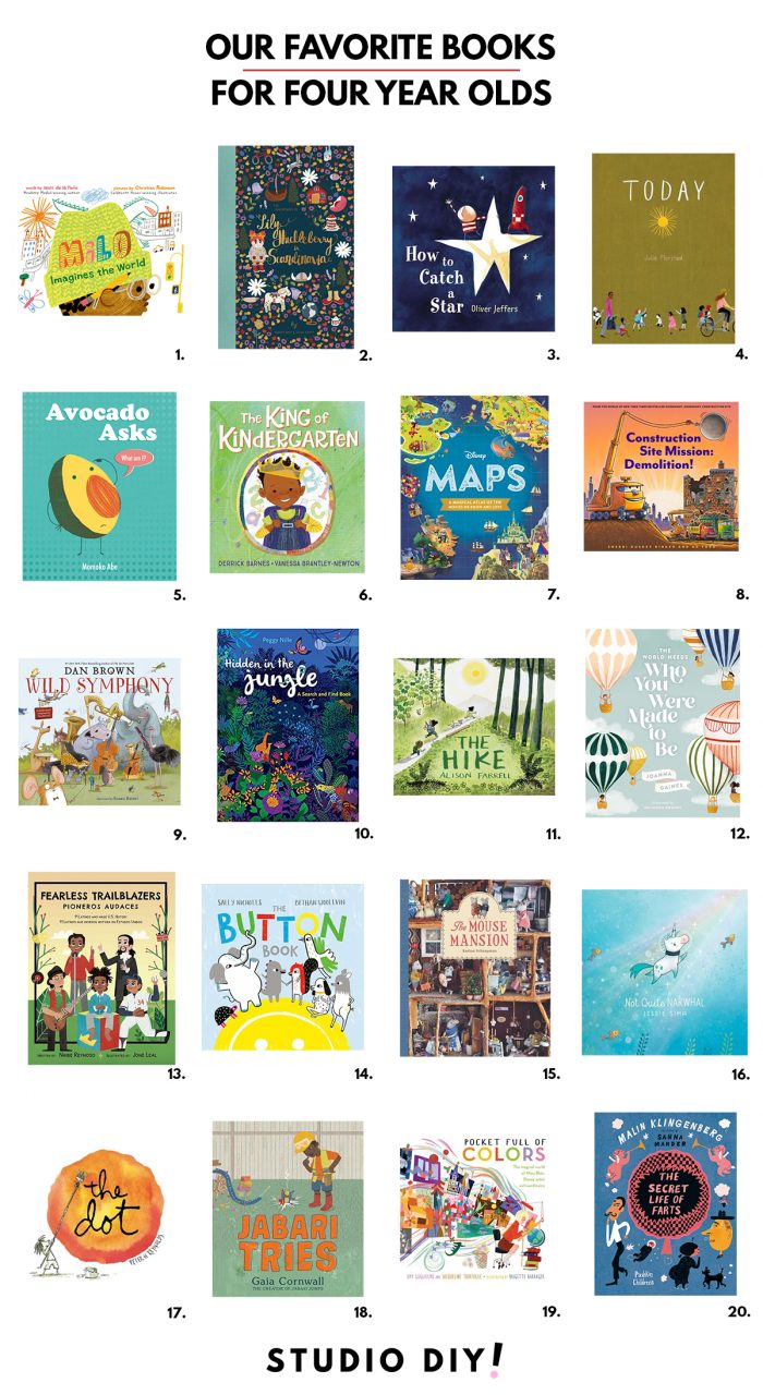 Favorite Books for 4 Year Olds