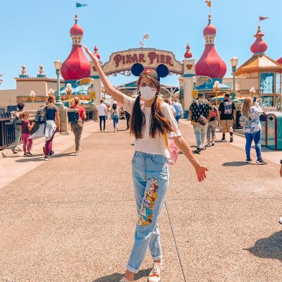 Post-Reopening Disneyland and California Adventure Tips + Covid Protocols Bridge to Pixar Pier in Disney California Adventure