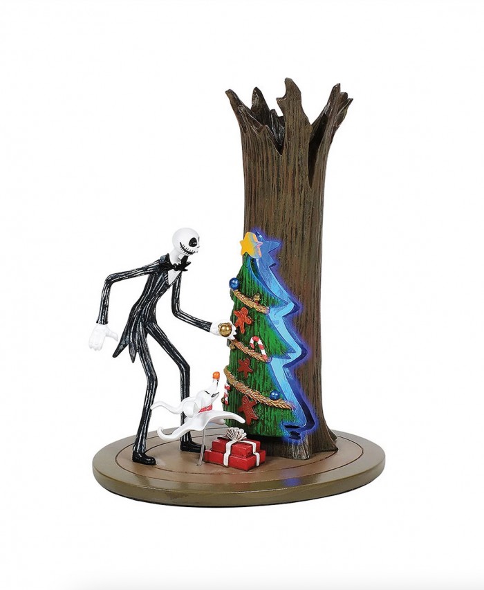 Jack skellington and Christmas Town door sculpture
