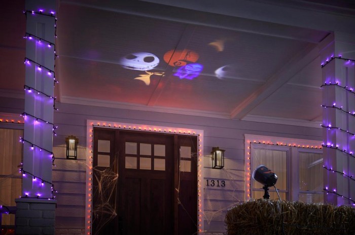 Nightmare Before Christmas Projection on House