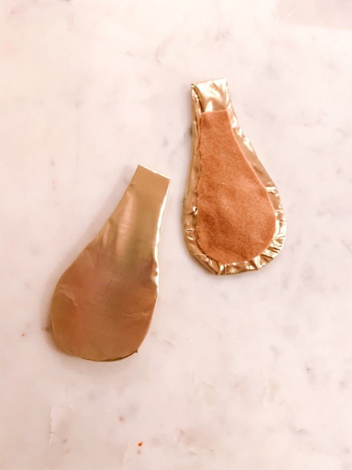 gold epaulettes on a marble table