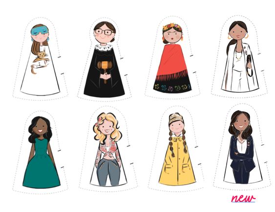 Famous Figures Doll Kits; perfect for history lovers who also love to sew!