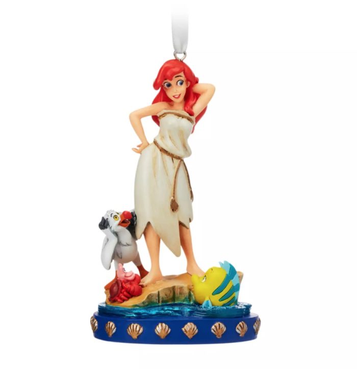Fairytale Moments Sketchbook Ornaments; example includes Ariel