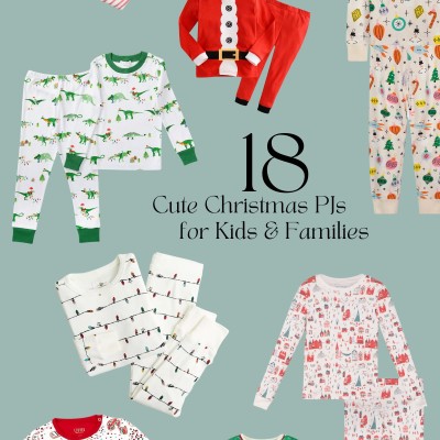 Cute Christmas Pajamas for Kids & Families Christmas Pajamas collage