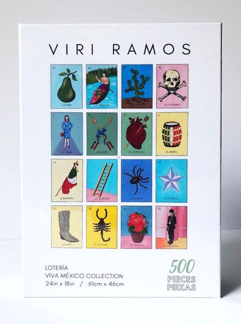 Loteria Puzzle; 500 pieces, very colorful!