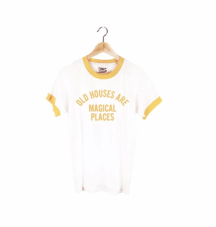 Old House ringer tee, perfect for old home/architecture lovers!