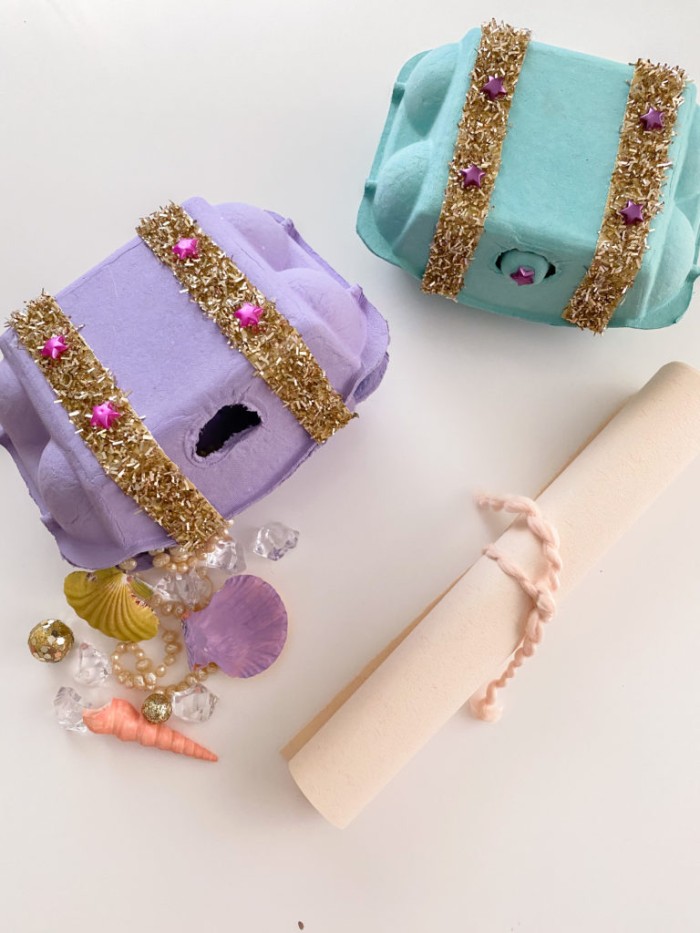 Mermaid treasure chests craft