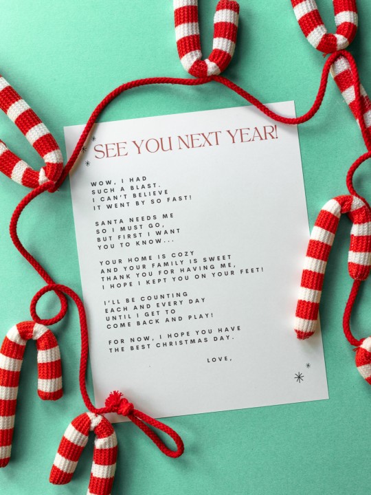 Free Printable Elf Goodbye Letter