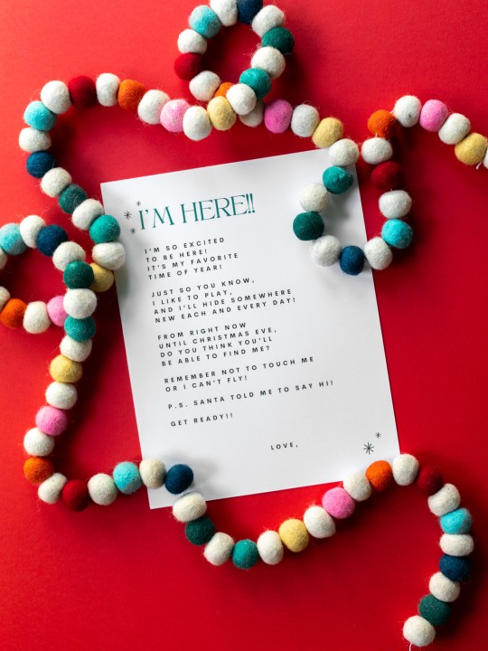 Elf Arrival Letter (Free Printable)
