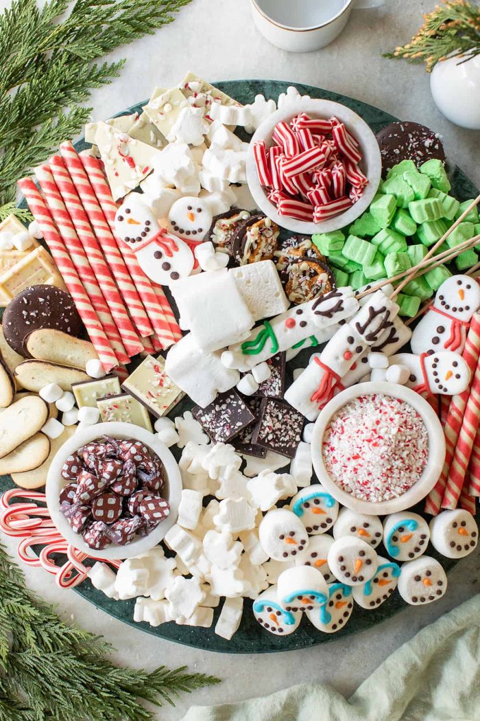 Hot cocoa charcuterie board
