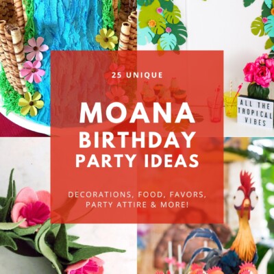 25 Moana Birthday Party Ideas Collage of Moana Birthday Party Ideas