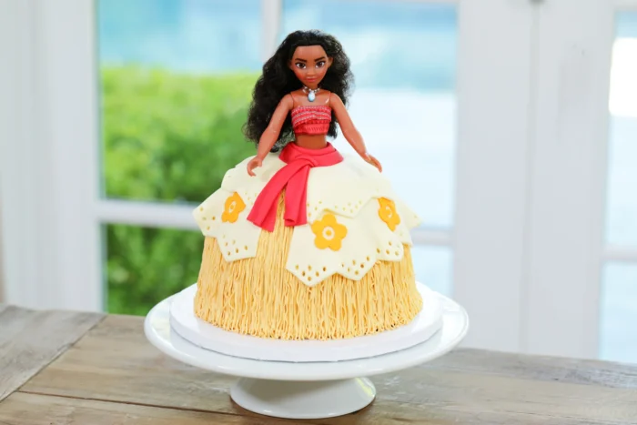 Moana Princess Birthday Cake Birthday cake in the shape of Moana.