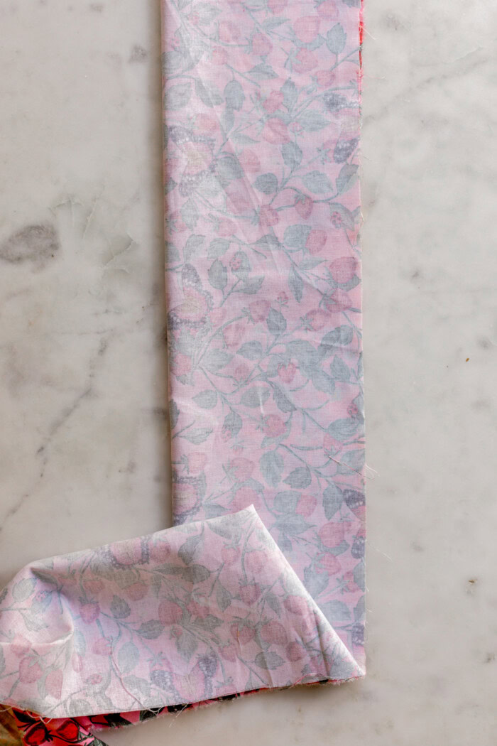 folded piece of fabric