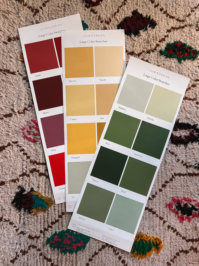wallpaper color samples