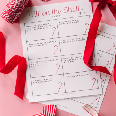 Free Printable Elf on the Shelf Notes Elf on the Shelf printable notes