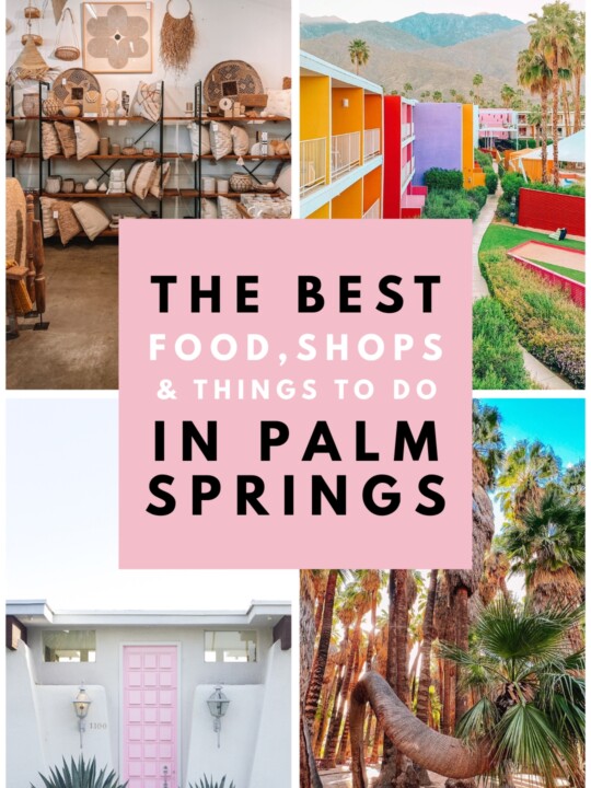 Palm Springs Travel Guide: The Best Places To Eat, Shop and Visit