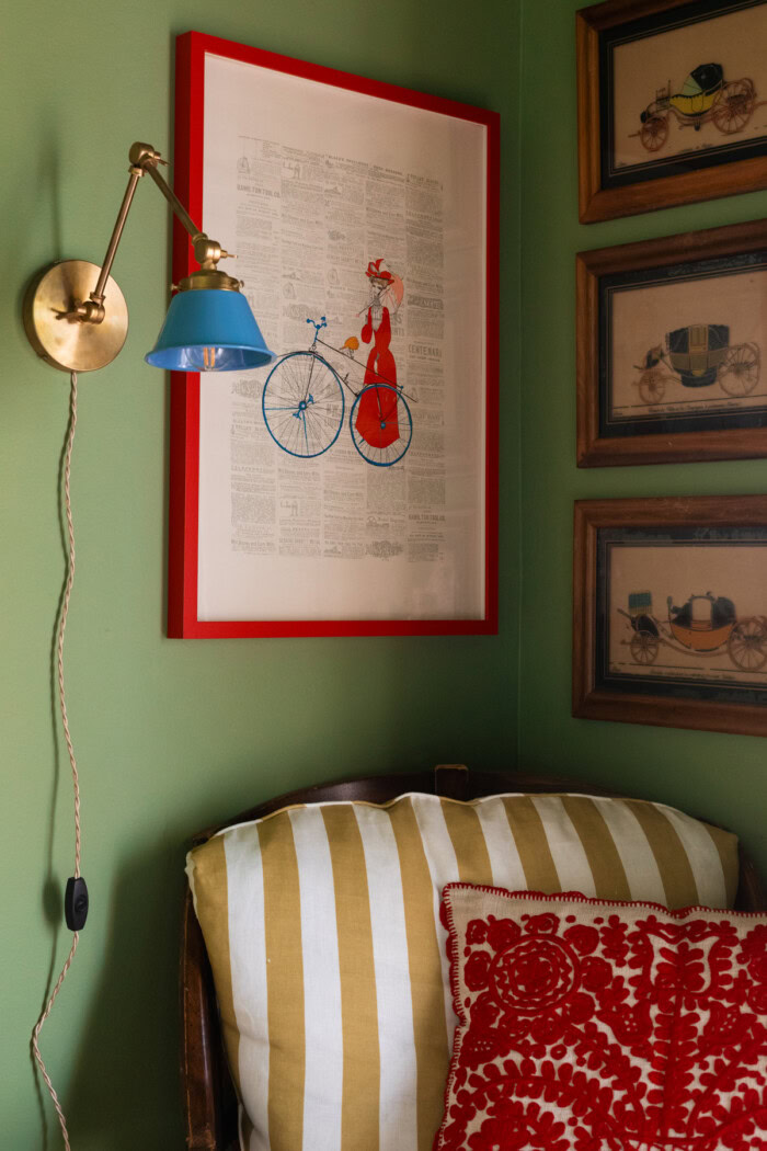 Woman on bicycle picture